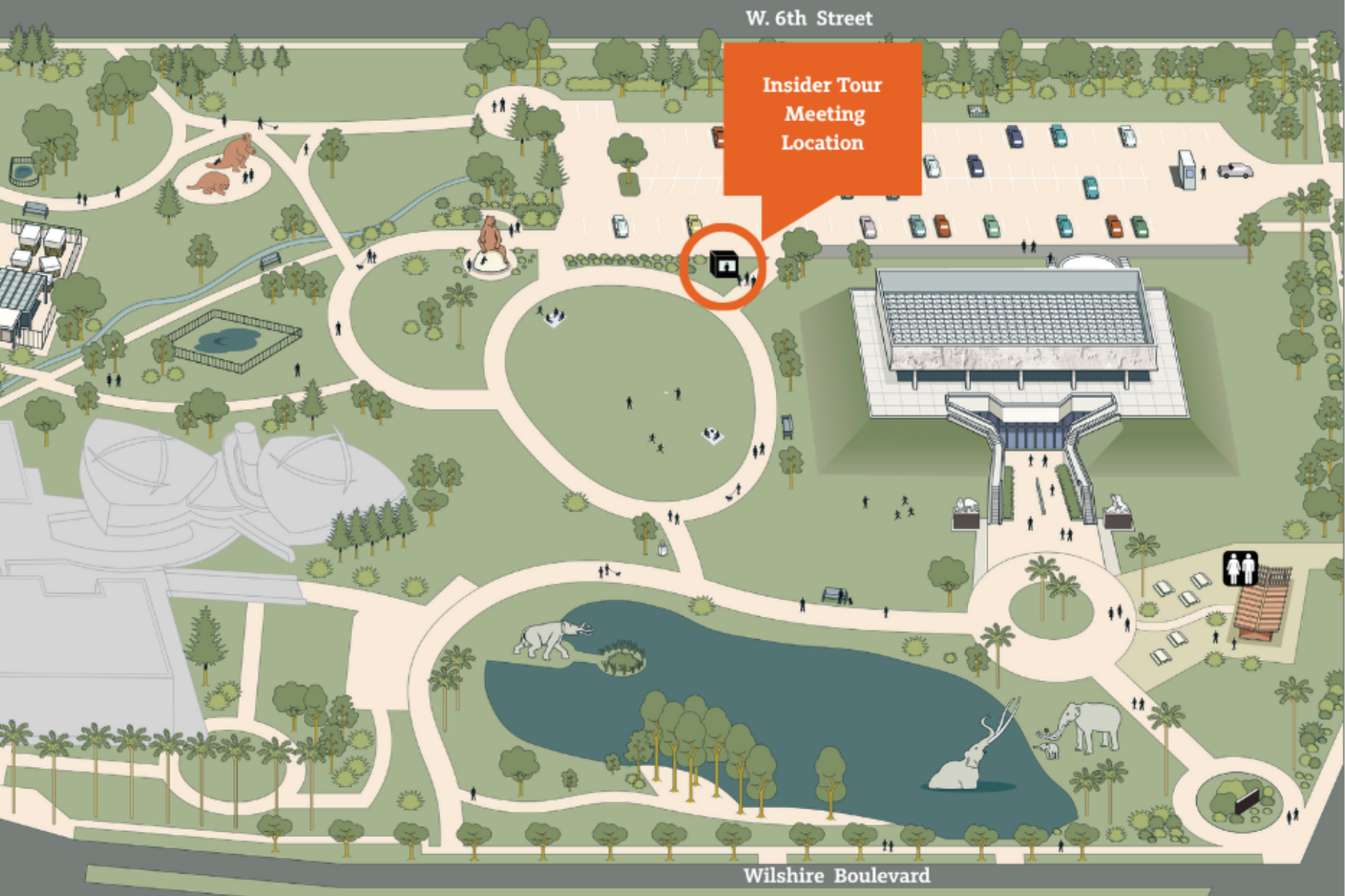 Map of Insider Tour Meeting Location