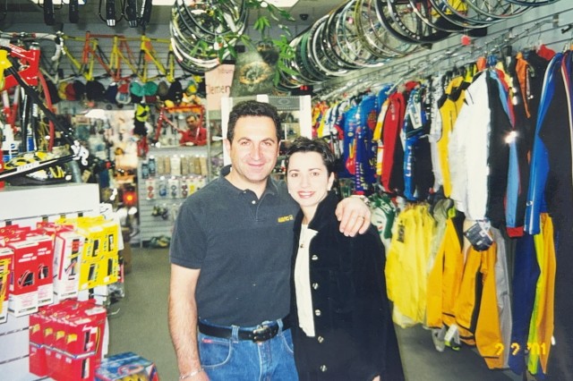 Hrach and Nevrik at Velo Pasadena