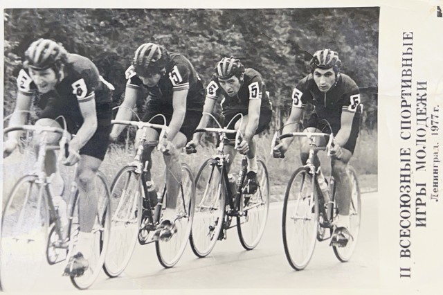 Hrach Gevrikyan Racing Leningrad Youth Games 1977.