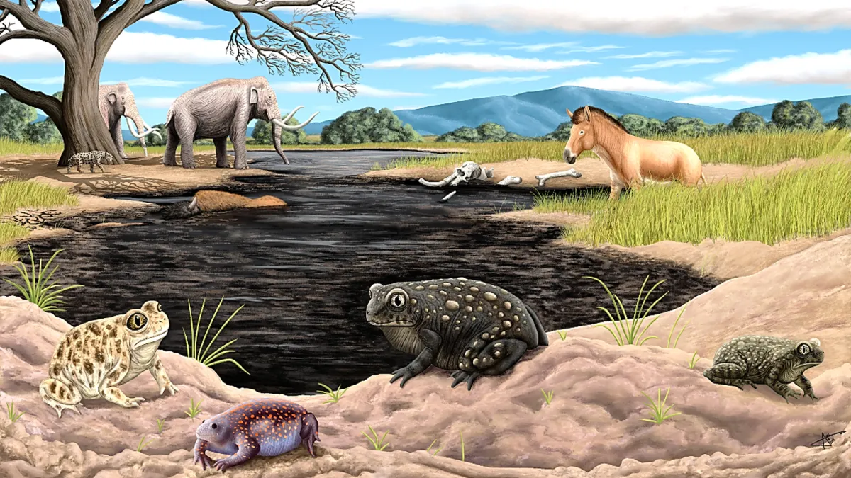 Photograph accompanying La Brea's newest species came out of a drawer, not a pit