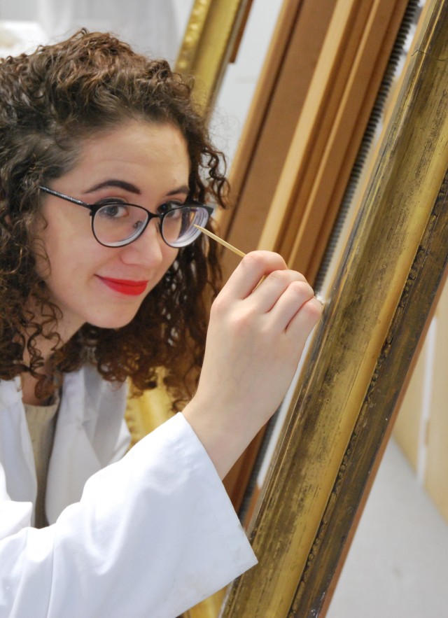 Assistant Conservator Marina Gibbons