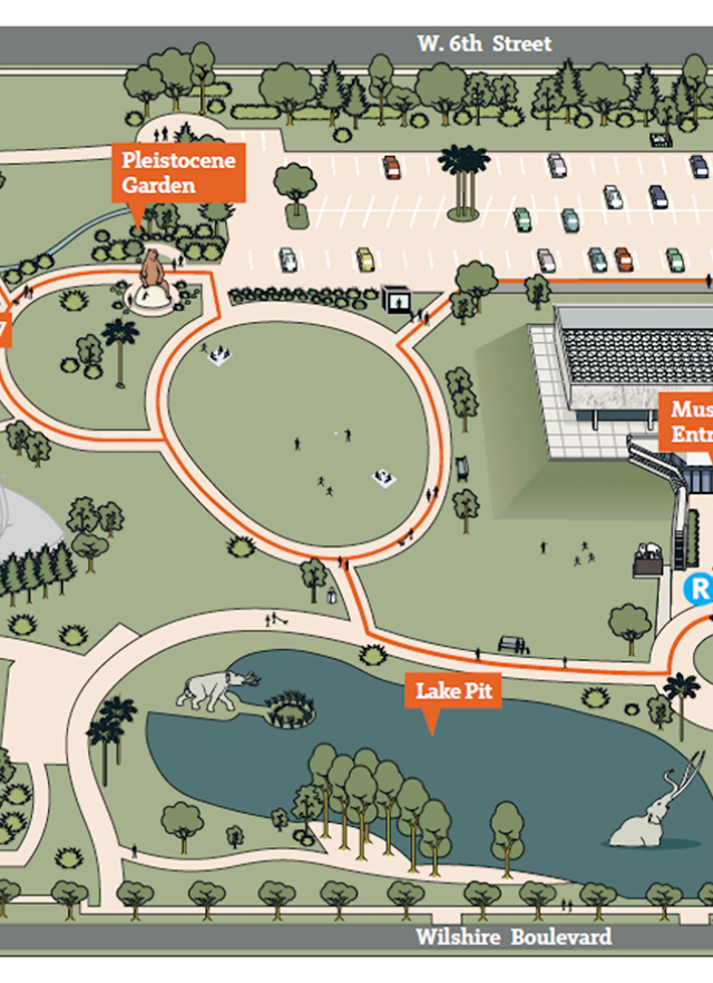 Tar Pits map with borders