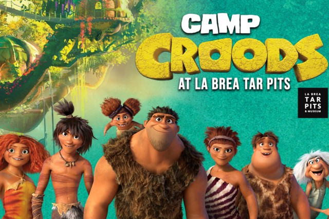 Camp Croods at La Brea Tar Pits