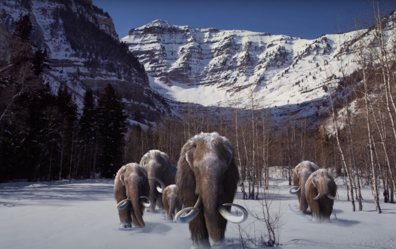 Time machine window mammoths ice age youtube thumbnail