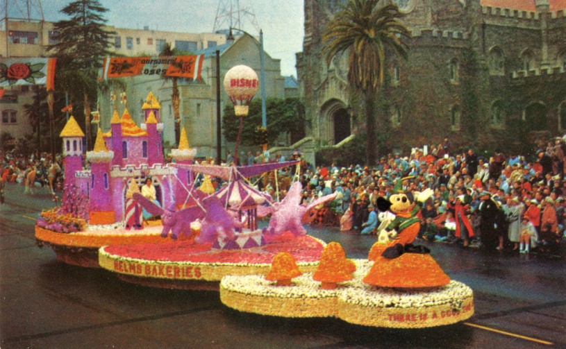 Helms Bakery Disneyland Float 1955 Rose Parade